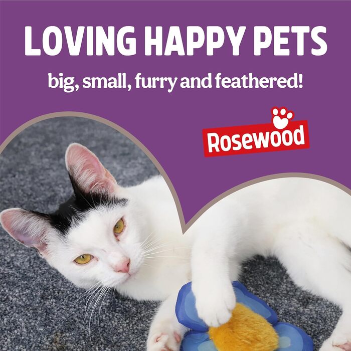 Квіткове ліжко для котів Rosewood 02906 40 Winks, кремовий колір, 35 x 40 x 8 см