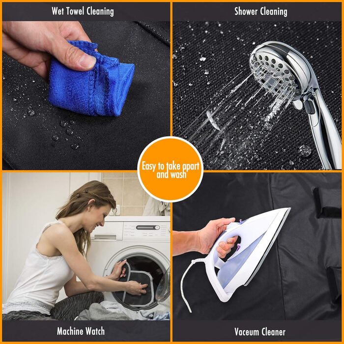 Захист для багажника автомобіля від бруду для собак bytaoqipet, 105x185 см, універсальний, водовідштовхувальний, з боковим захистом, для SUV/Kombi/хетчбек