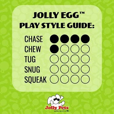Іграшка для собак Jolly Pets Egg 30 см, фіолетова, велика