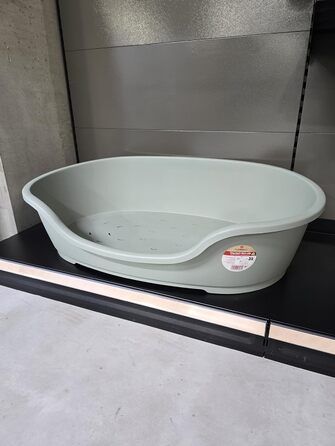 Крізь для собак Flamingo Tuck – Овальне, зелене, розмір M (70 × 47 × 22 см) | Практичне, стильне та легко миється!