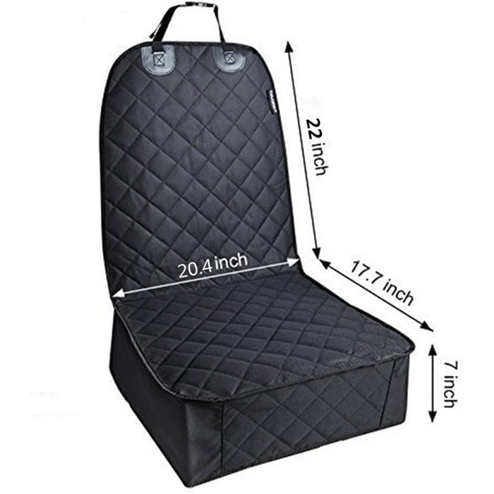 Чохол на сидіння для собак великих порід HCMAX Cargo-Liner, універсальний, XL (для переднього сидіння), водовідштовхувальний, нековзний, для авто, SUV, позашляховиків, вантажівок, мінівенів
