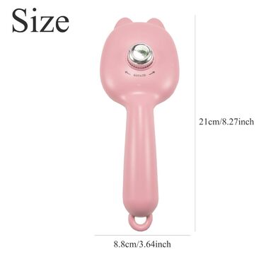 Самоочищувана щітка для собак маленьких порід - регульована щітка для грумінгу цуценят, Йоркширів, Ши-тцу, Мальтіпу та Мальтезе (Рожева)