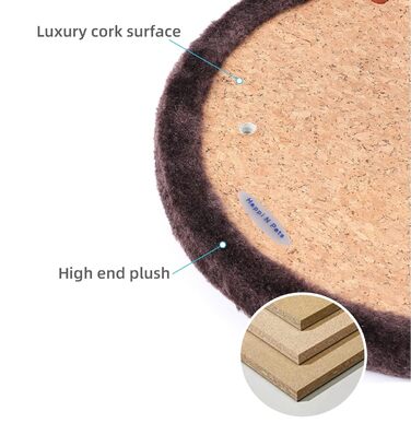 Котячий краш-пост Happi N Pets з масажером, щіткою та іграшкою-мишкою. Ідеально для догляду та розваг котів.