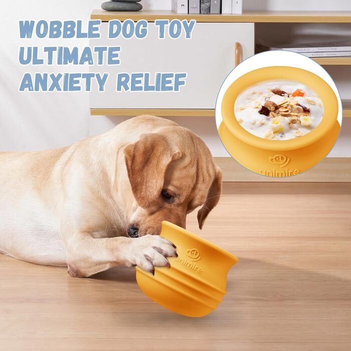 Іграшка-головоломка для собак Animire: дозатор ласощів, інтерактивна, з силікону, BPA-free