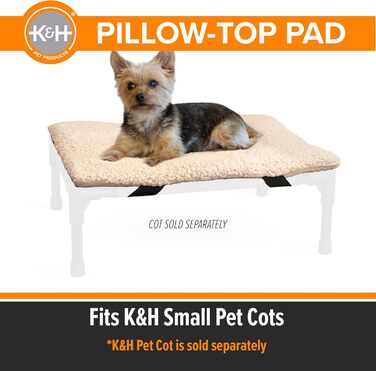 Підстилка для собачого ліжка K&H Pet Products, розмір S, 55.9 x 56 x 43 x 5 см, перероблювана коробка