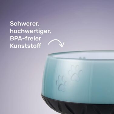 Миска для собак EHASO з лапками - годівниця та миска для води для собак великих та малих порід, однотонна