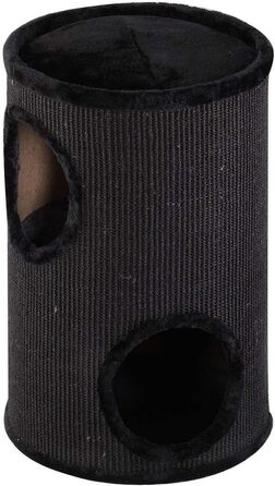 Кігтеточка Europet Bernina Trend Everlast Tower чорного кольору, 37 x 37 x 56 см