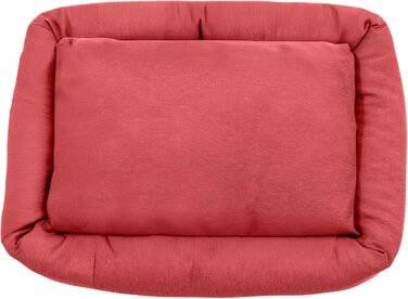 Кругле лежанка для собак та котів Batuffolo, червоний, 76x76x13 см (M)