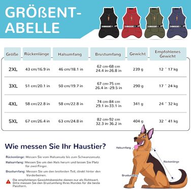 Зимовий теплий одяг для собак ALLSOPETS: куртка з відбиваючими елементами, великий розмір (3XL), Marineblau