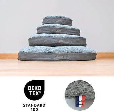 Подушка для собак та котів MaxCor, кругла, з Memory Foam – для суглобів, двостороння, літня/зимова, легка, не деформується