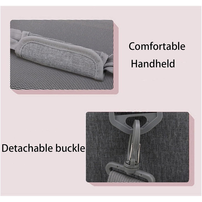 Транспортна переноска для кота ASTVDFQK, велика переноска для домашніх тварин, переноска для собак з плечовим ременем та знімним килимком, широкі плечові ремені, переноска для котів для подорожей (Blue,S) S Blue