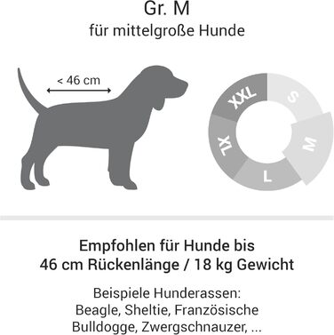 Ортопедичне ліжко для собак Doctor Bark - миється до 95°C, гігієнічне, без запаху, з м'яким коржем для собак середніх порід (M - 80x70 см, світло-сірий)
