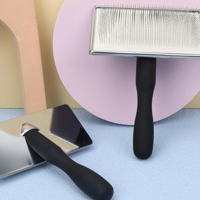 Щітка для собак від випадання шерсті | Інструменти для грумінгу собак | Металеві щетинки, аксесуари для домашніх тварин, інструмент для видалення підшерстка котів, гребінець для видалення шерсті для всіх типів шерсті