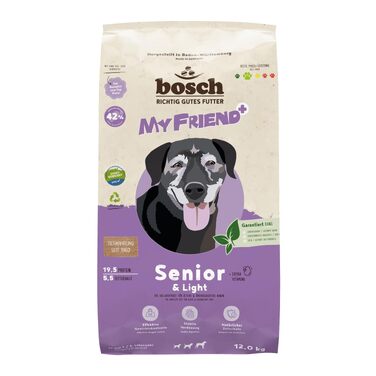 Сухий корм для собак Bosch My Friend+ Dog Senior & Light для літніх собак та собак із надмірною вагою, 12 кг
