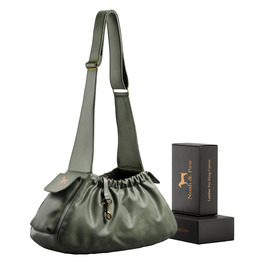 Трансформер для собак Noah & Paw: переноска для маленьких собак до 10 кг з регульованим ременем та м'яким хутром. Подвійний захист, переноска для тварин з веганської шкіри