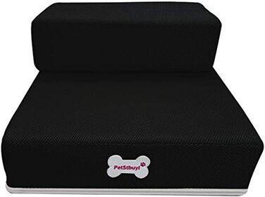 Сходинки для собак Левоберг - чорні, для маленьких собак та котів, під ліжко