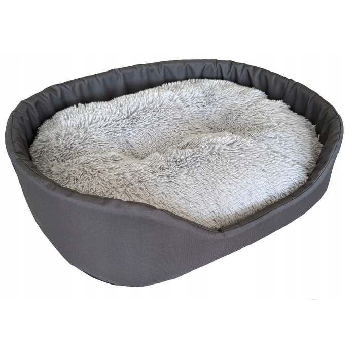 Лежак для собак Extrasen, сірий, 70 x 55 см