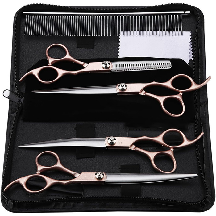 Набір ножиць для витончення шерсті собак Geib (22 шт.) - професійний набір для грумінгу