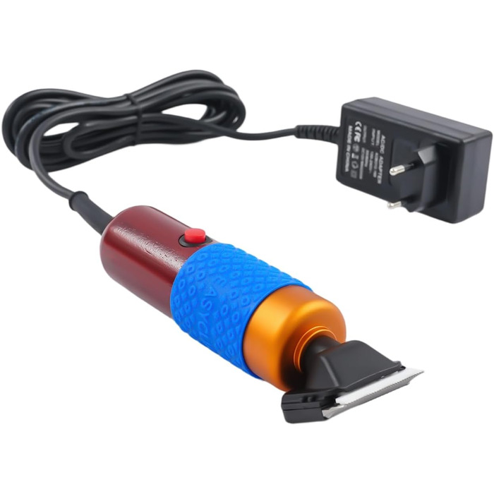 Керамічний триммер для собак та котів | Проводний, тихий (＜55dB) | Для густого/сплутаного хутра | Нейлонова сталь, гібридна технологія | 4 насадки-гребінці