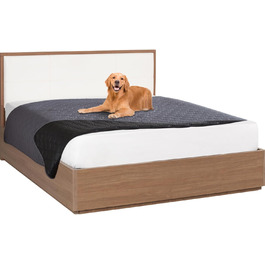 Водонепроникний плед для собак Nizirioo, 130 x 200 см, двосторонній, стійкий до подряпин, для собак та котів (темно-сірий)