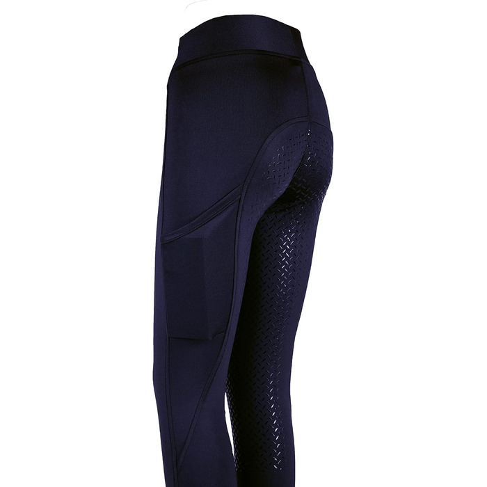 Легінси для верхової їзди PFIFF Selina з кишенею для телефону, блакитні (M)