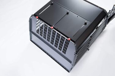 Транспортний бокс для собак VarioCage L Doppelbox, Kleinmetall, для середніх собак в автомобілі