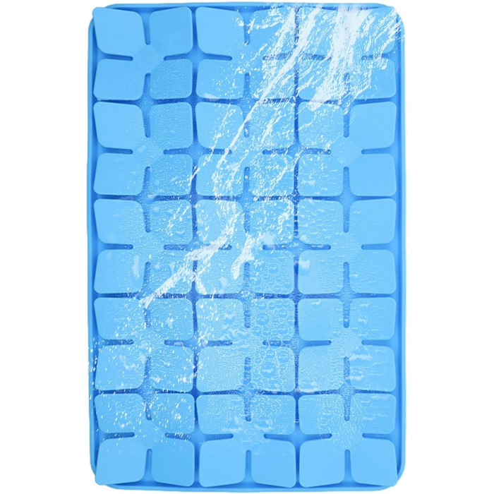 Килимок для ласощів для собак, силіконовий, з розширеннями, для зменшення нудьги, зелений (блакитний)