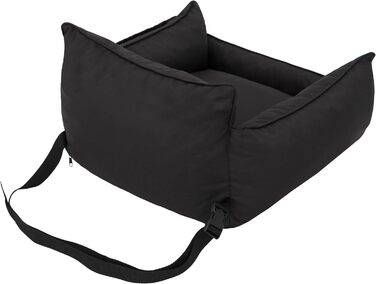 Автомобільний лежак для собак, переноска, корзина, лежанка для котів, для маленьких собак (57x55x30 см), чорний колір