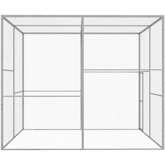 Клітка для котів vidaXL 3x3x2,5 м з оцинкованої сталі