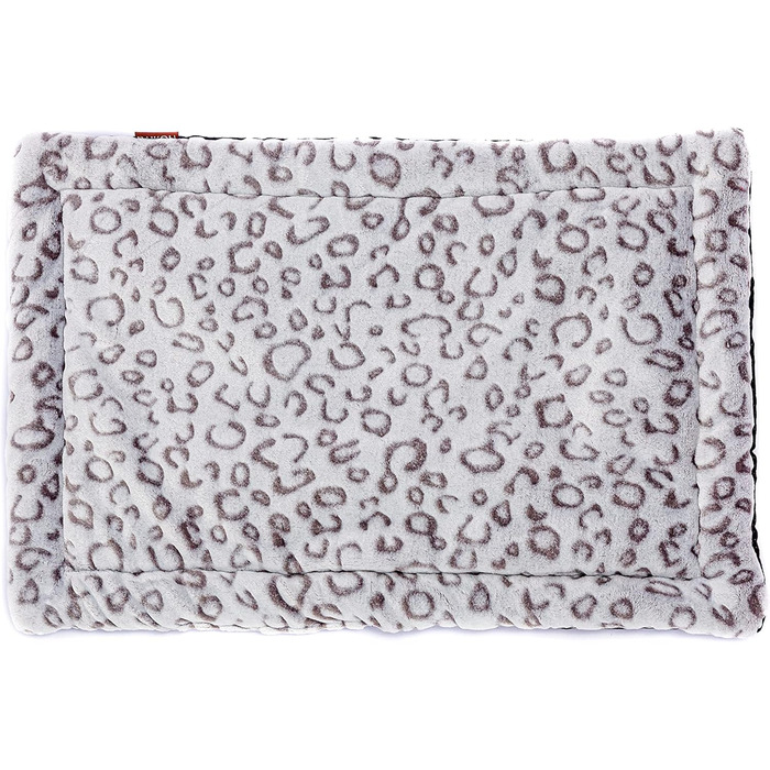 Леопардова ковдра для собак та котів Raikou - м'яка, з плюшевою подушкою, 80x60 см, антиковзаюча, для домашніх тварин