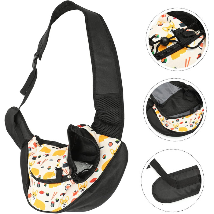 Транспортна сумка для собак та котів Housoutil, 44x26x2 см, зелена