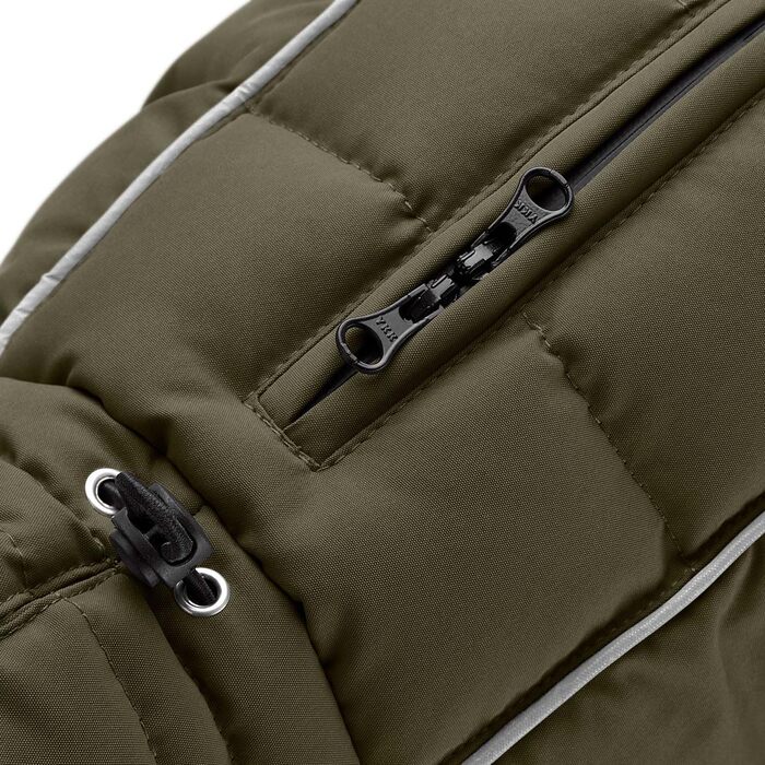 HUNTER Hundemantel Paxson оливковий, теплий, водонепроникний, для собак, розмір 50