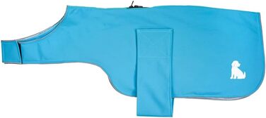 Водонепроможний та вітрозахисний софтшел-дощовик для собак, світло-блакитний, розмір M