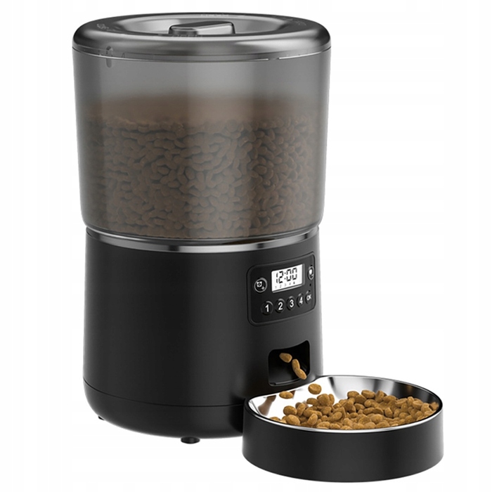 Автоматичний годувальник для котів та собак, дозатор корму 4л