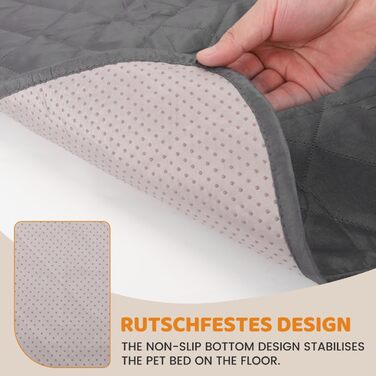 Водонепроникний коврик для собак Nobleza 208x157 см, захист дивану, неслизький, легко миється. Миючий коврик для собак, коврик для собак у дорогу, сірий