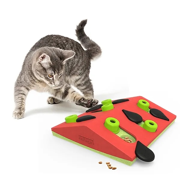 Інтерактивна головоломка для котів Nina Ottosson Cat Puzzle Play — Melon Madness