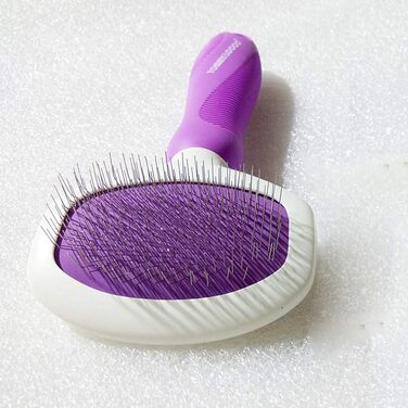 Інструмент для видалення шерсті для собак та котів, гребінець для грумінгу, фіолетовий, для короткої шерсті