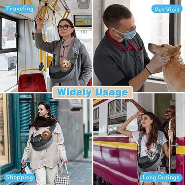 Сумка-переноска для собак та котів (3-6 кг) з регульованим ременем, з дихаючого матеріалу, камуфляж