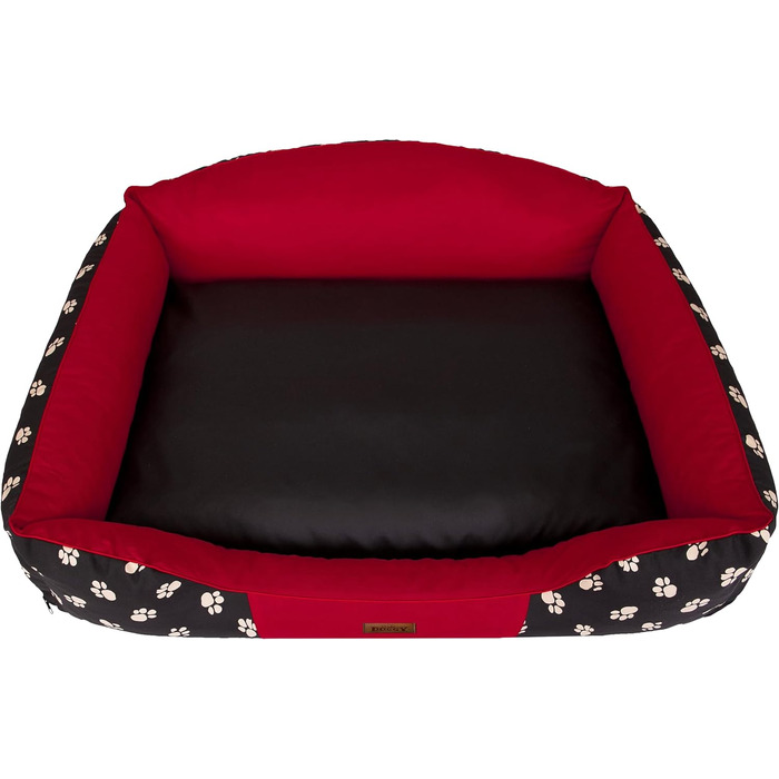 Собаче ліжко Hobbydog XLKRLCZK2 - велике, 84 x 65 см, червоне, для собак XL