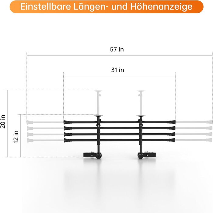 Сітка для багажника автомобіля для собак, універсальна, 32-55см * 80-145см, без повторного монтажу
