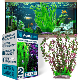 Декорації для акваріума Aquabetta: великі пластикові рослини, штучні риби, аксолотлі та черепахи. Реалістичні декорації для акваріума