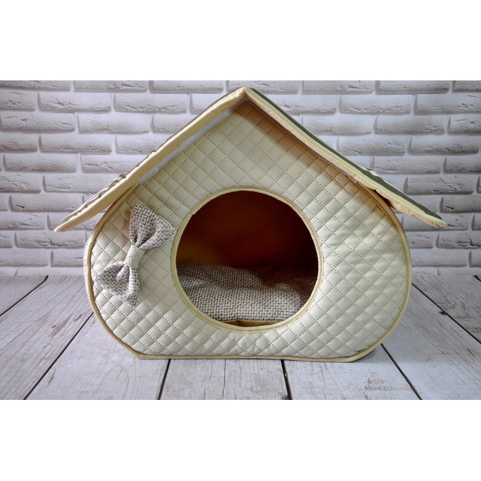 Будиночок-ліжечко SjestaPupila для собак та котів, розмір M (35x32 см)