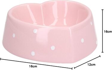 Миска для собак AB Tools, рожева, 15 см, 300 мл