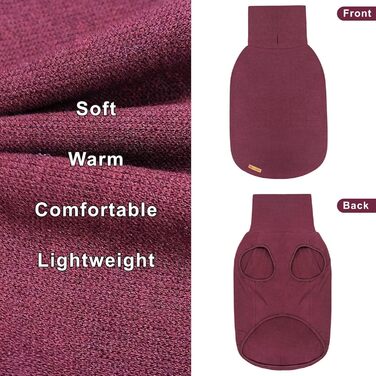 Світшот для собак Mosucoirl: теплий, зручний, для маленьких, середніх та великих собак XS-4XL (3XL, червоний)