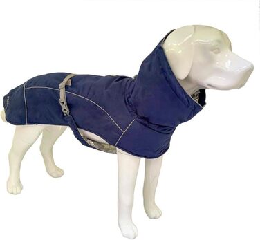 Водонепроникний накидка для собак Croci Makalu, темно-синій, 65 см, регульована температура