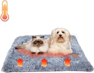 Самогріюча ковдра для котів та собак, обігріваюча підстилка для тварин, не електрична, для дому та вулиці, розмір S (60x45x6 см)