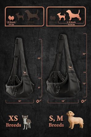 Транспортувальна сумка для собак Noah & Paw до 5 кг з регульованим ременем та м'яким хутром, подвійний захист, преміум-тканина Twill