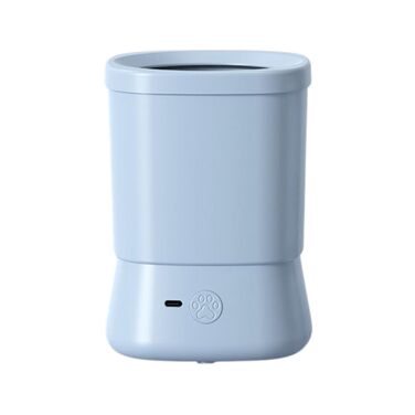 Автоматичний мийка лап для собак, блакитна. Без розбризкування, 2 швидкості, для дому, подорожей, відпочинку на природі