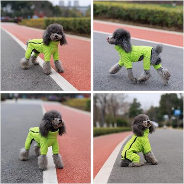 Зимовий теплий одяг для собак, тепла куртка для собак, флісовий одяг для собак з блискавкою, одяг для собак на вулицю Green XXL