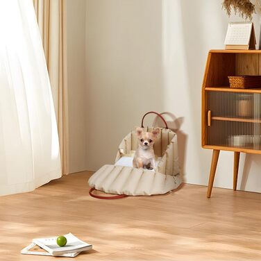 Автомобільний лежак для собак у багажник, 55x42x42 см, світло-хакі